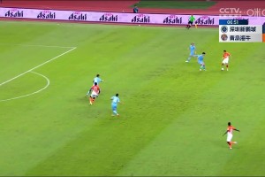 青島海牛2-0領先深圳新鵬城！康瓜點射破門建功